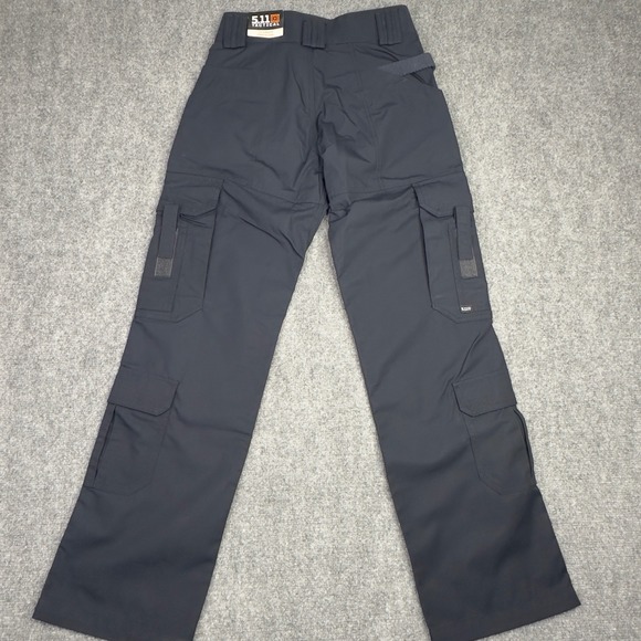 5.11 Tactical Pants Womens 4 Blue Taclite EMS Pro Cargo Ripstop Cargo Utility - Picture 2 of 11